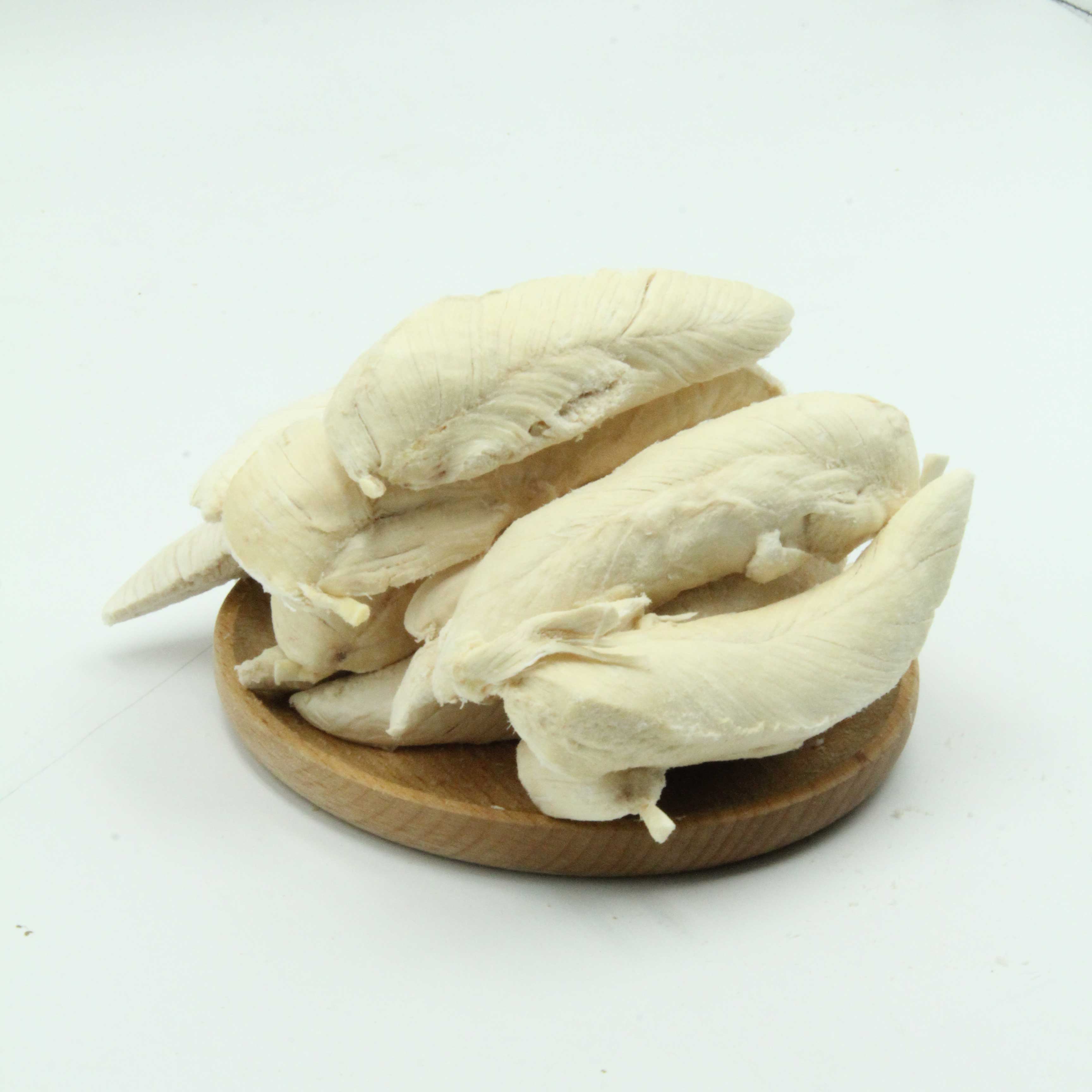 Freeze-dried chicken breast